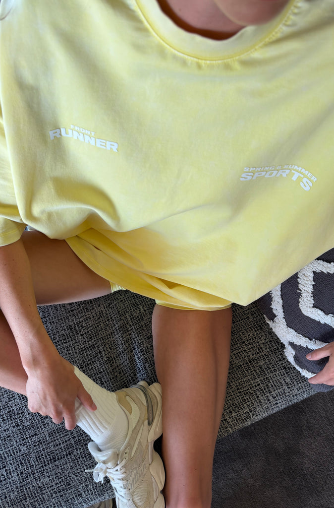SS Sport Tee Lemon [women]