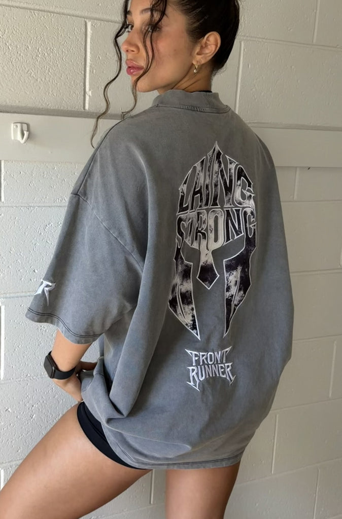 Lead The Charge Tee Concrete