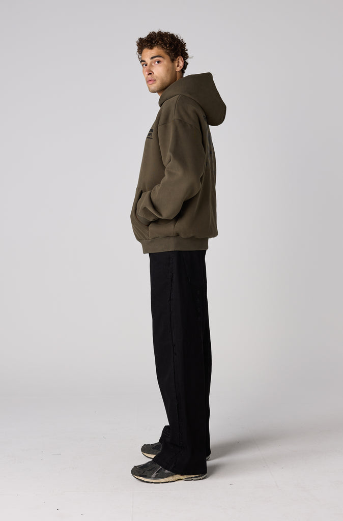 Running Dept Hoodie - Khaki