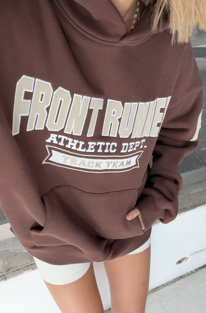 Athletic Department Hoodie Choc Malt