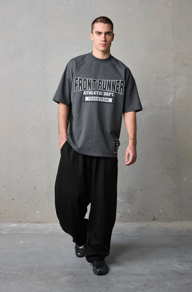Athletic Department Tee - Charcoal Marle
