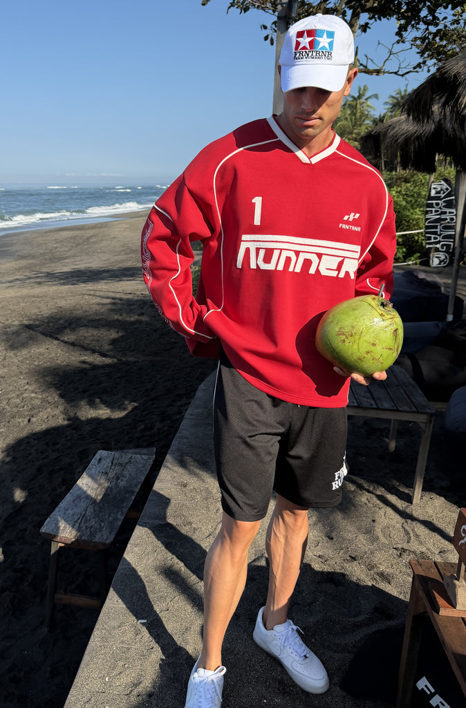 Striker L/S Jersey Scarlet