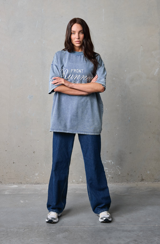 Legends Academy Tee - Denim Wash