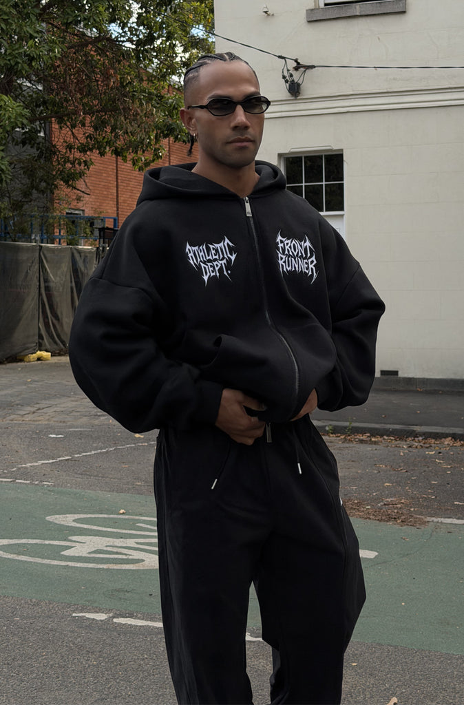 Sigil Zip Hoodie Black