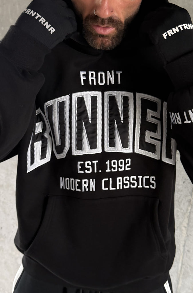 Classic Front Hoodie Black