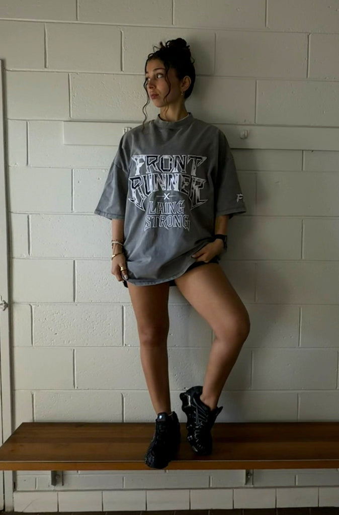 Lead The Charge Tee Concrete