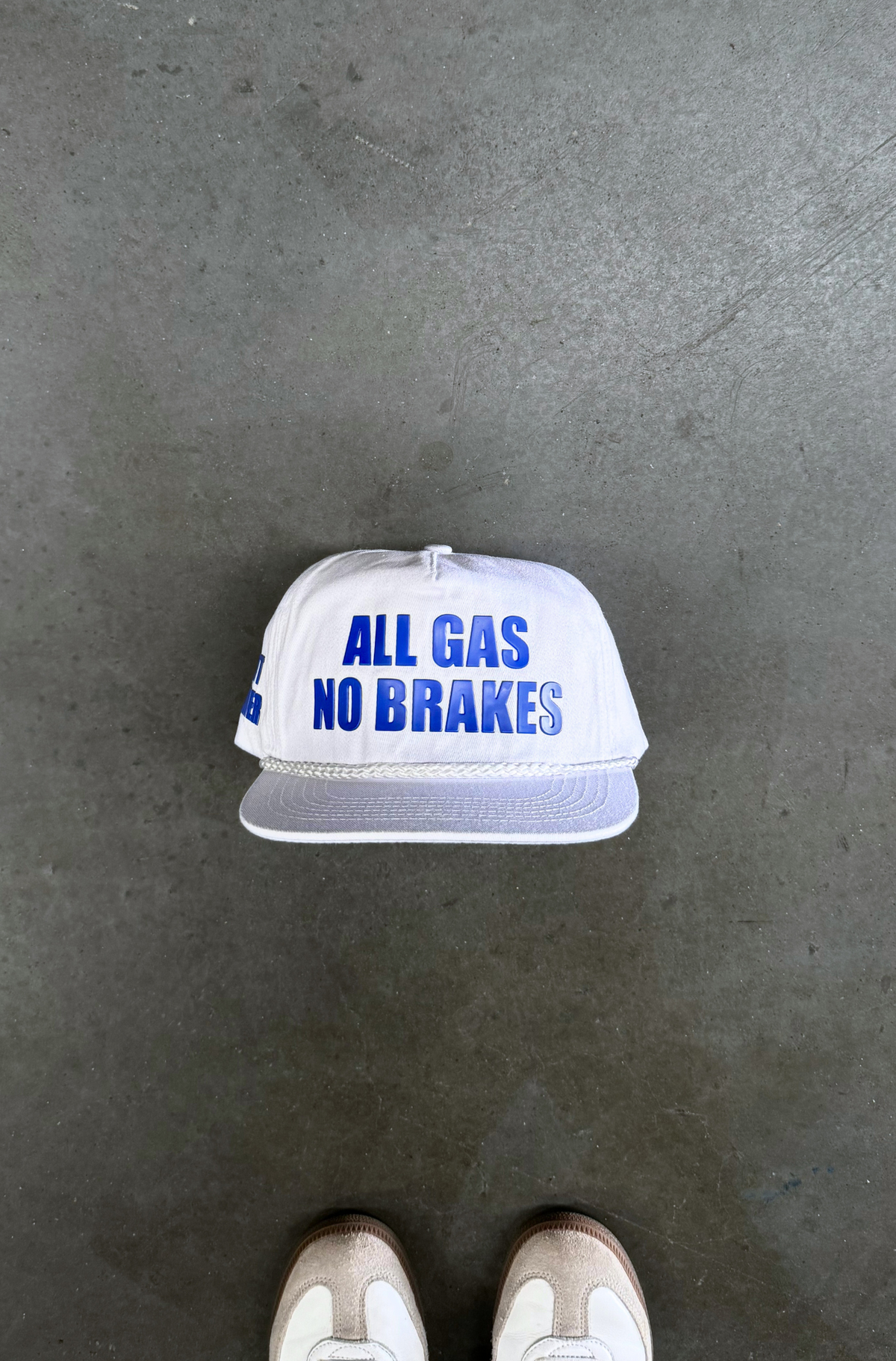 No Brakes Cap - White