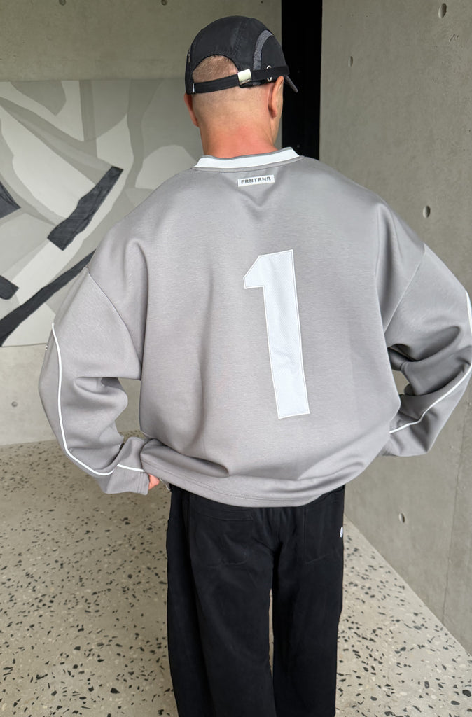 Striker L/S Jersey Grey