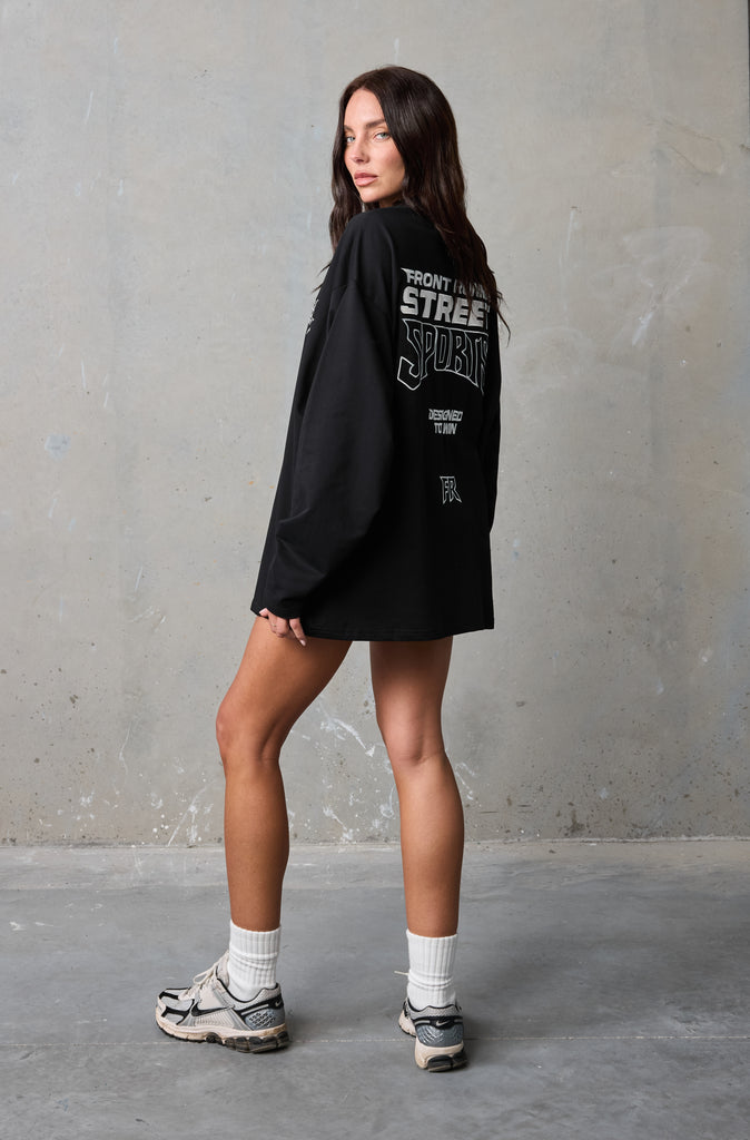 Street Sports L/S Tee - Black