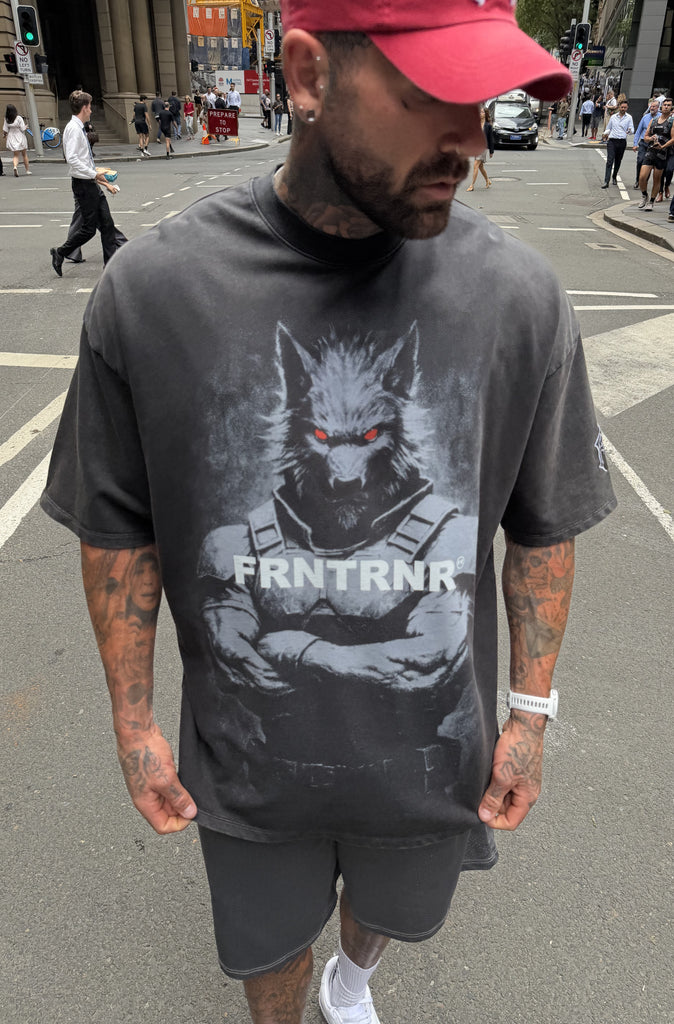 Hunting Season Tee Washed Black