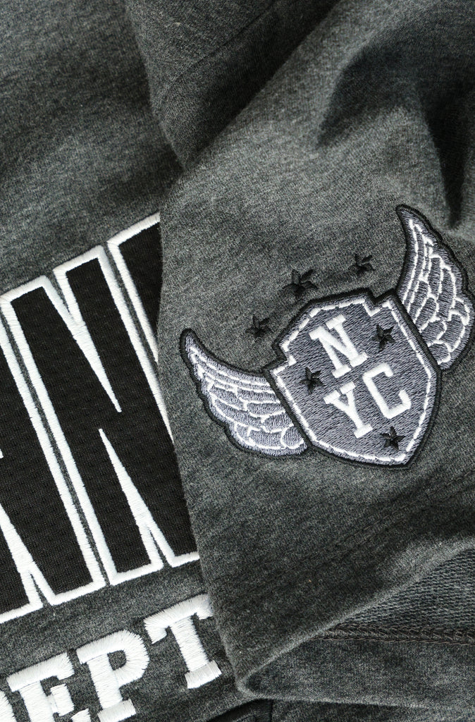 Athletic Department Tee - Charcoal Marle