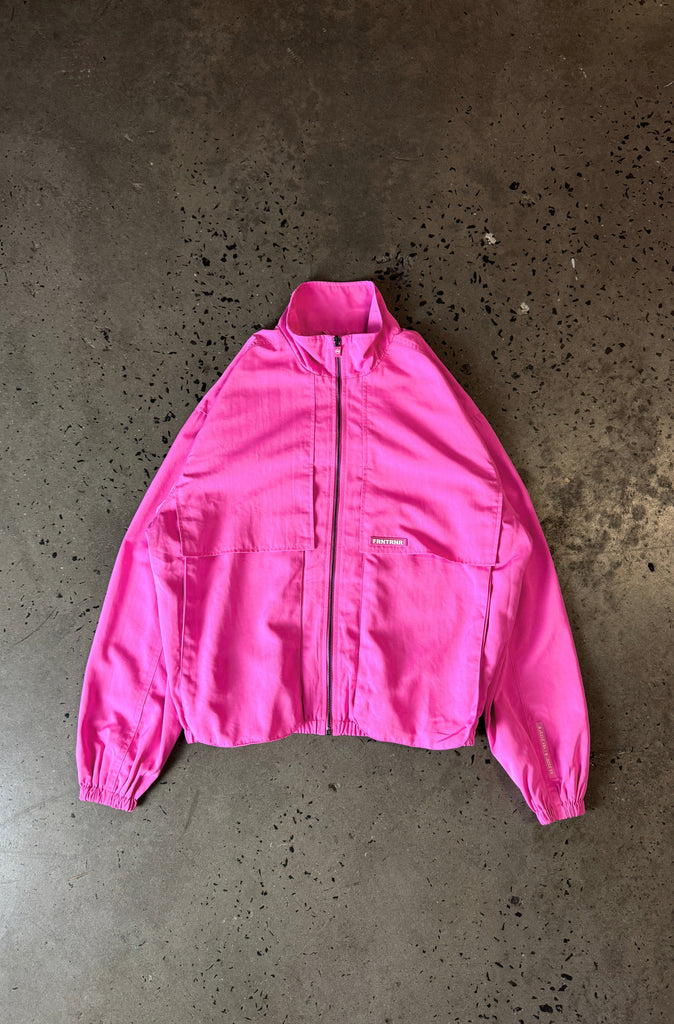 Fracture Bomber Jacket - Bubblegum