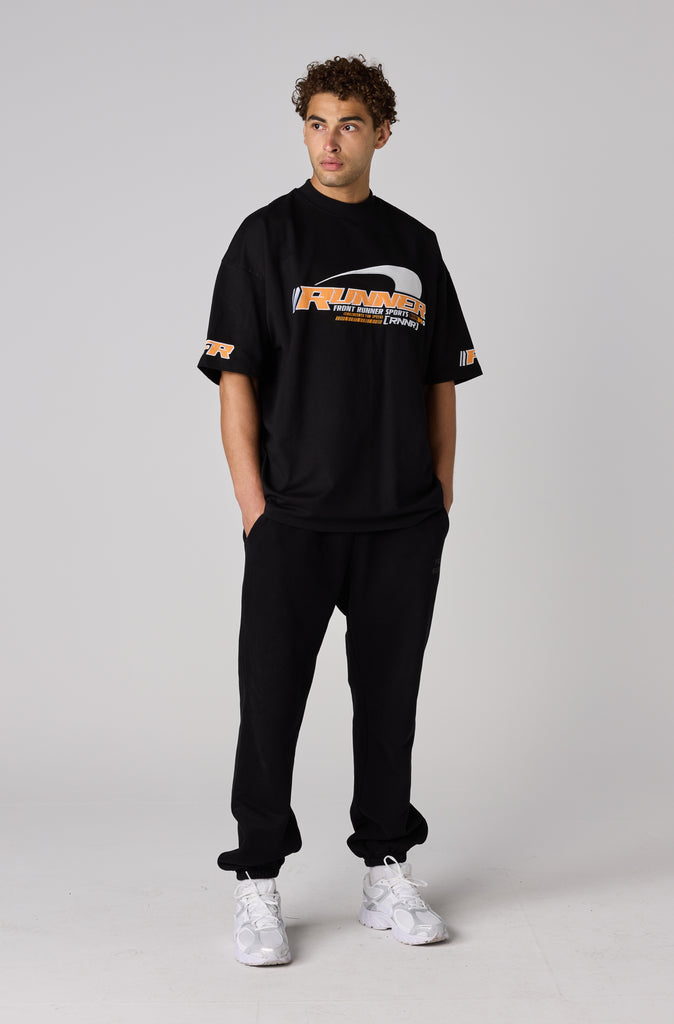 Circuit Tee - Black Mandarin