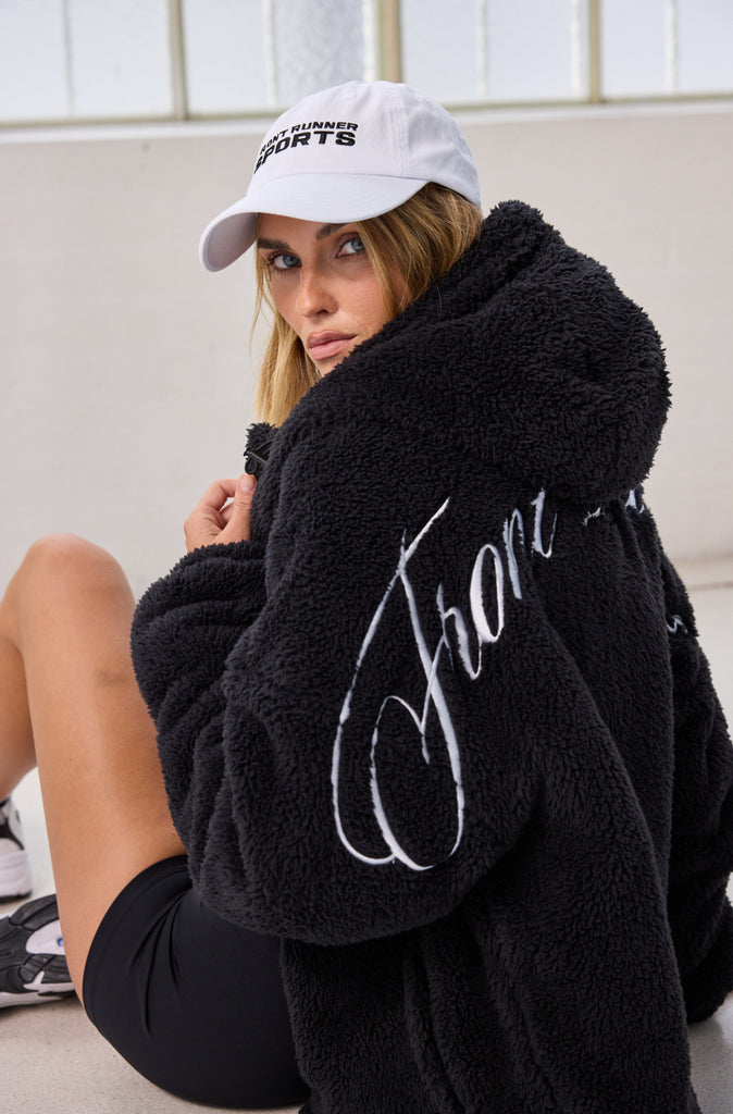 FR Hooded Sherpa Jacket Black