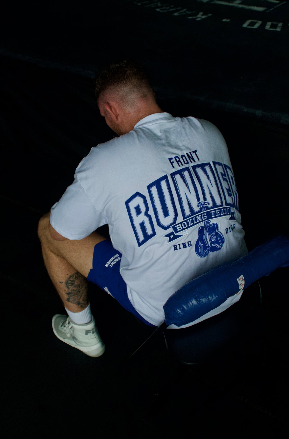 Ringside Tee - White Cobalt - Men