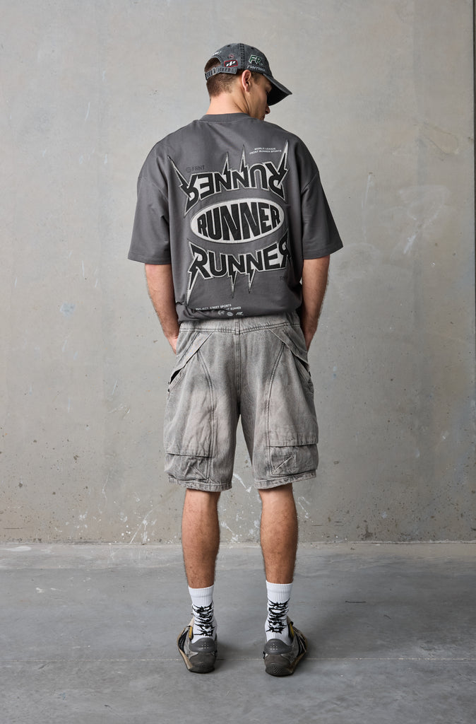 Legacy Pocket Short - Washed Grey