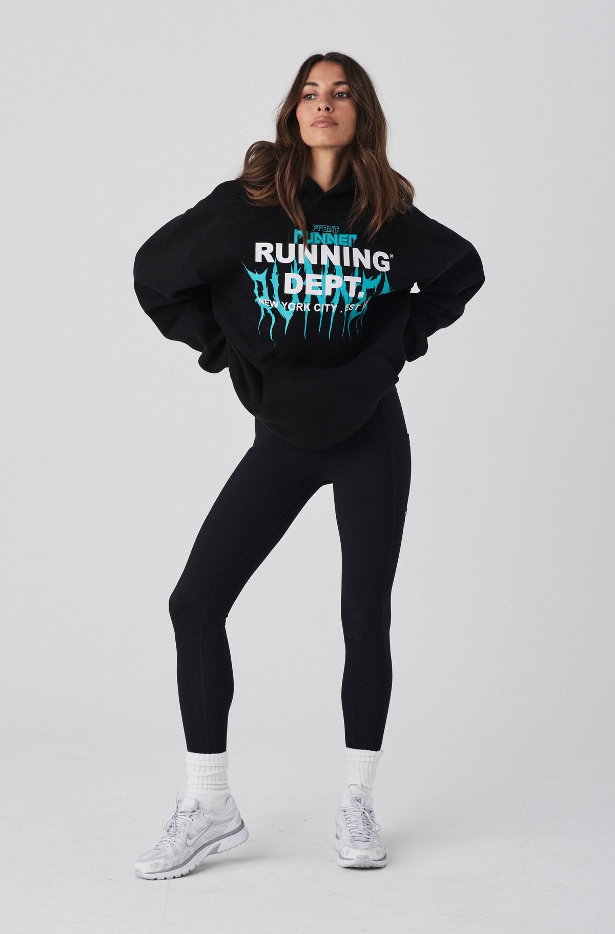 Tribal Dept Hoodie - Black Tiffany - Women