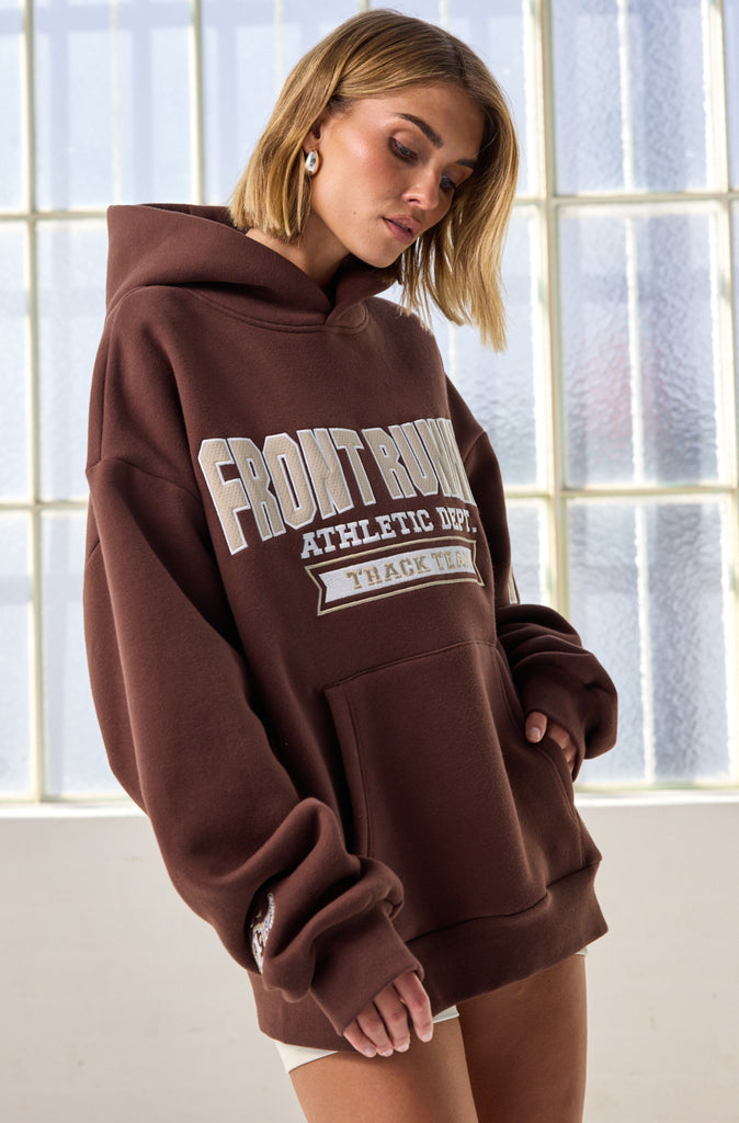 Athletic Department Hoodie Choc Malt