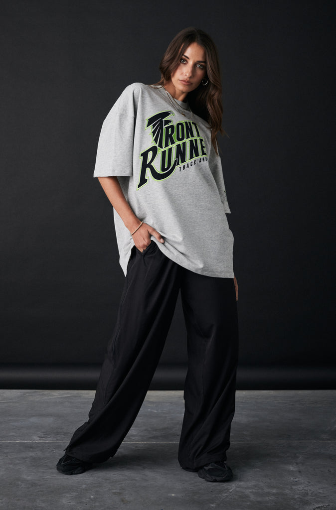 T&F Tee - Grey Lime