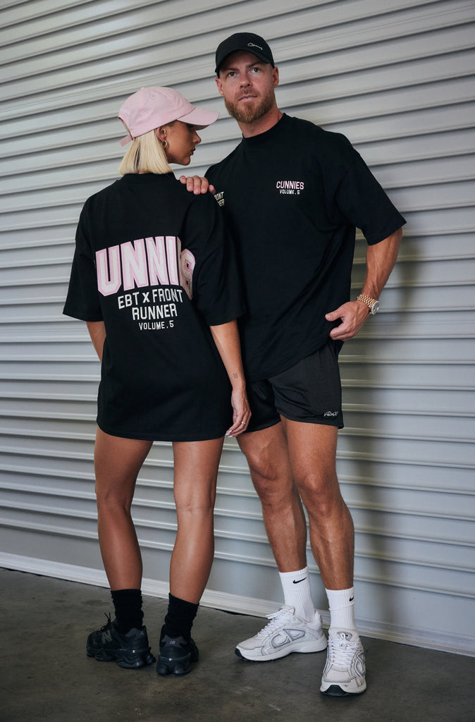 V5 Cunnies Tee - Black Sakura