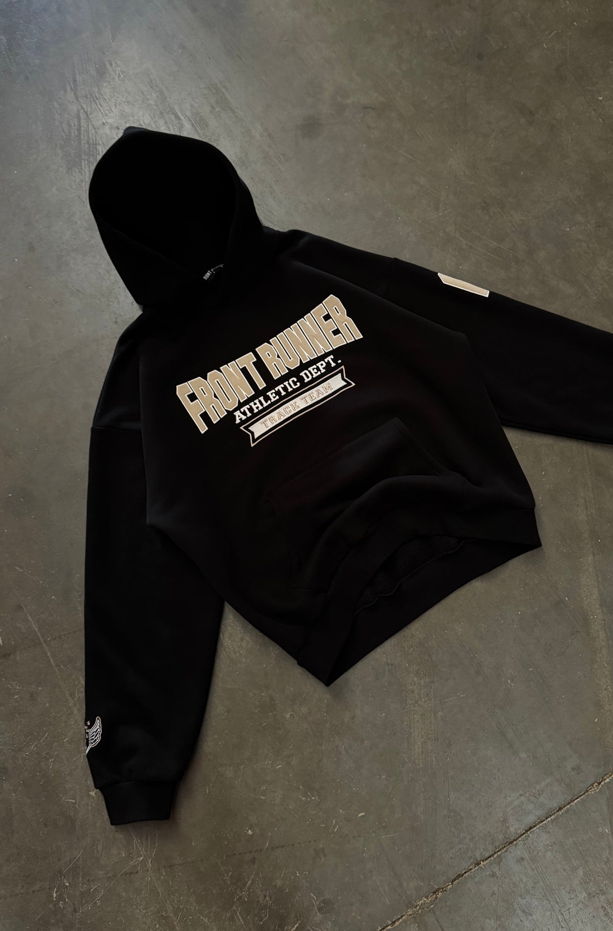 Athletic Department Hoodie - Black Malt - Hover