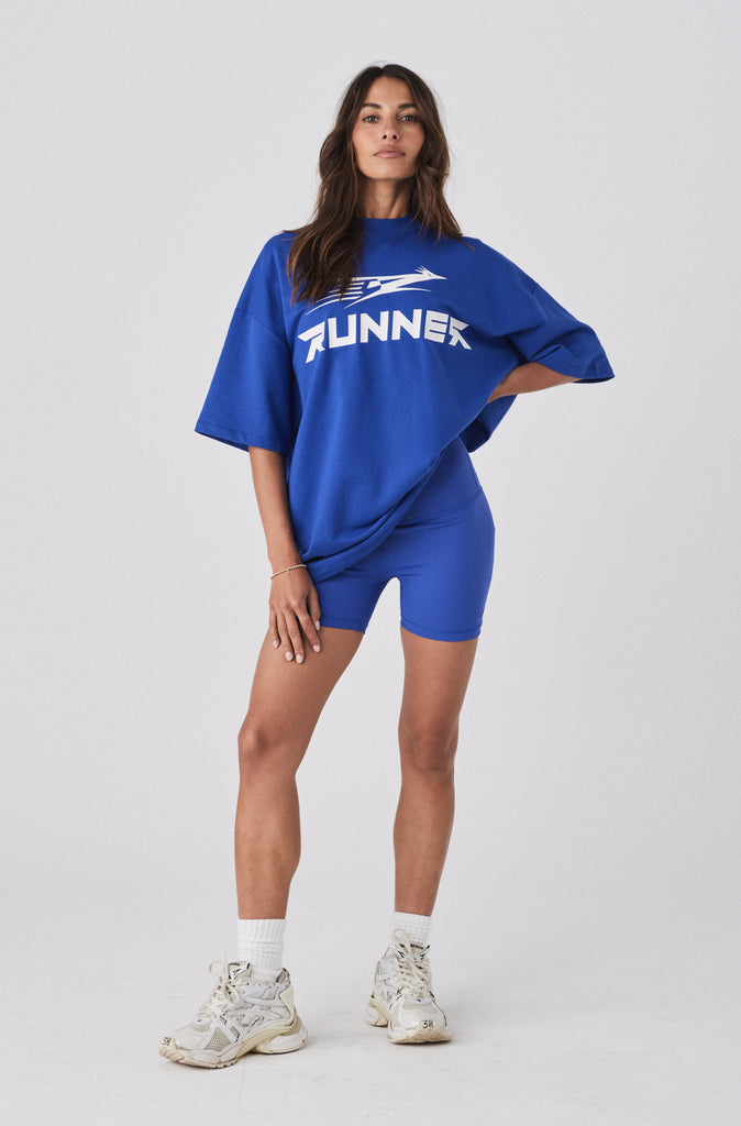 Road Runner Tee - Cobalt