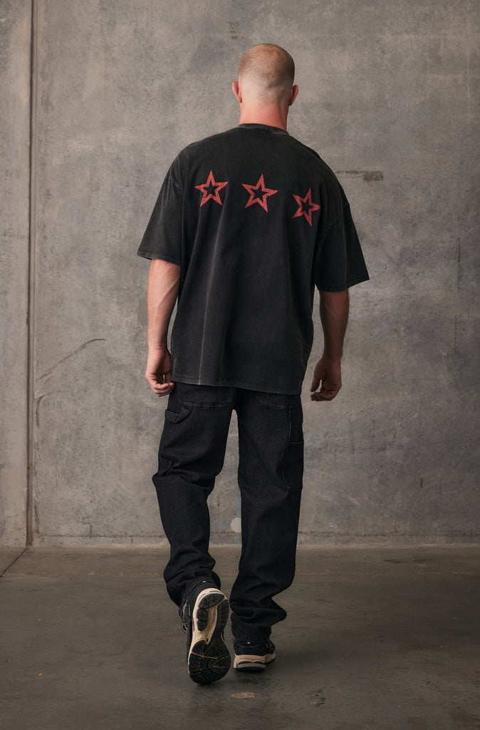 Rodeo Tee - Washed Black