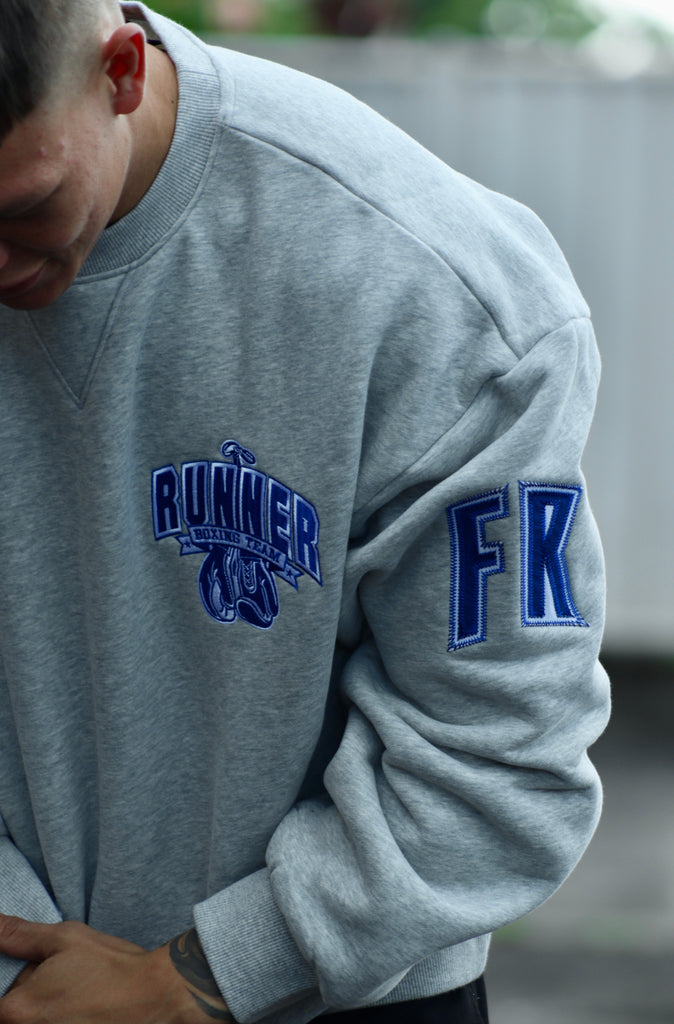 Ringside Crewneck Grey Marle