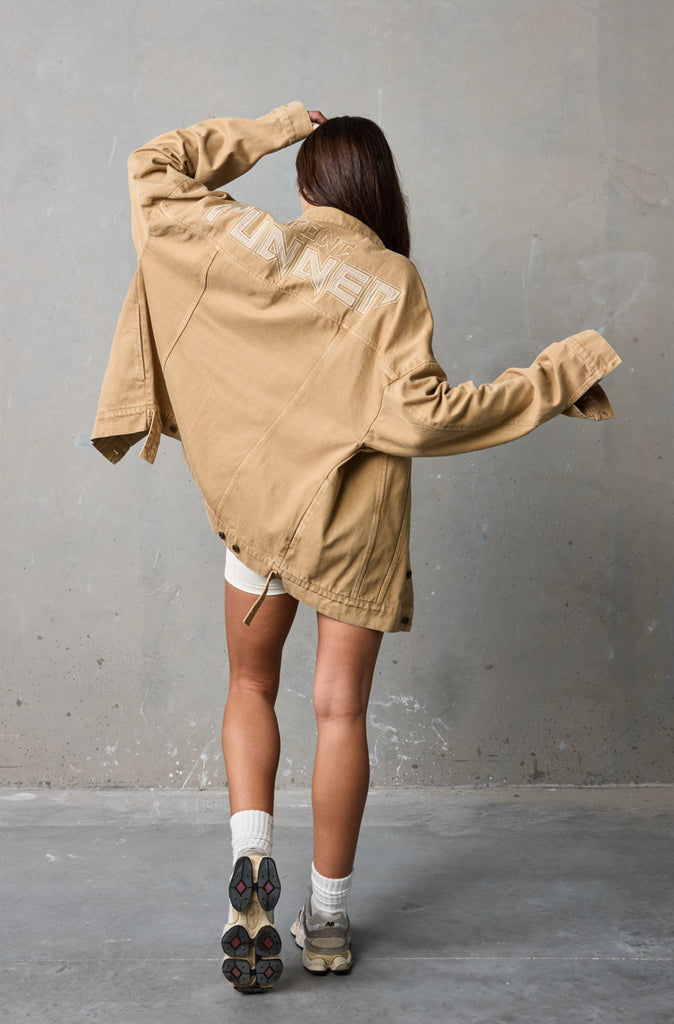 Viper Harlow Denim Jacket - Tan