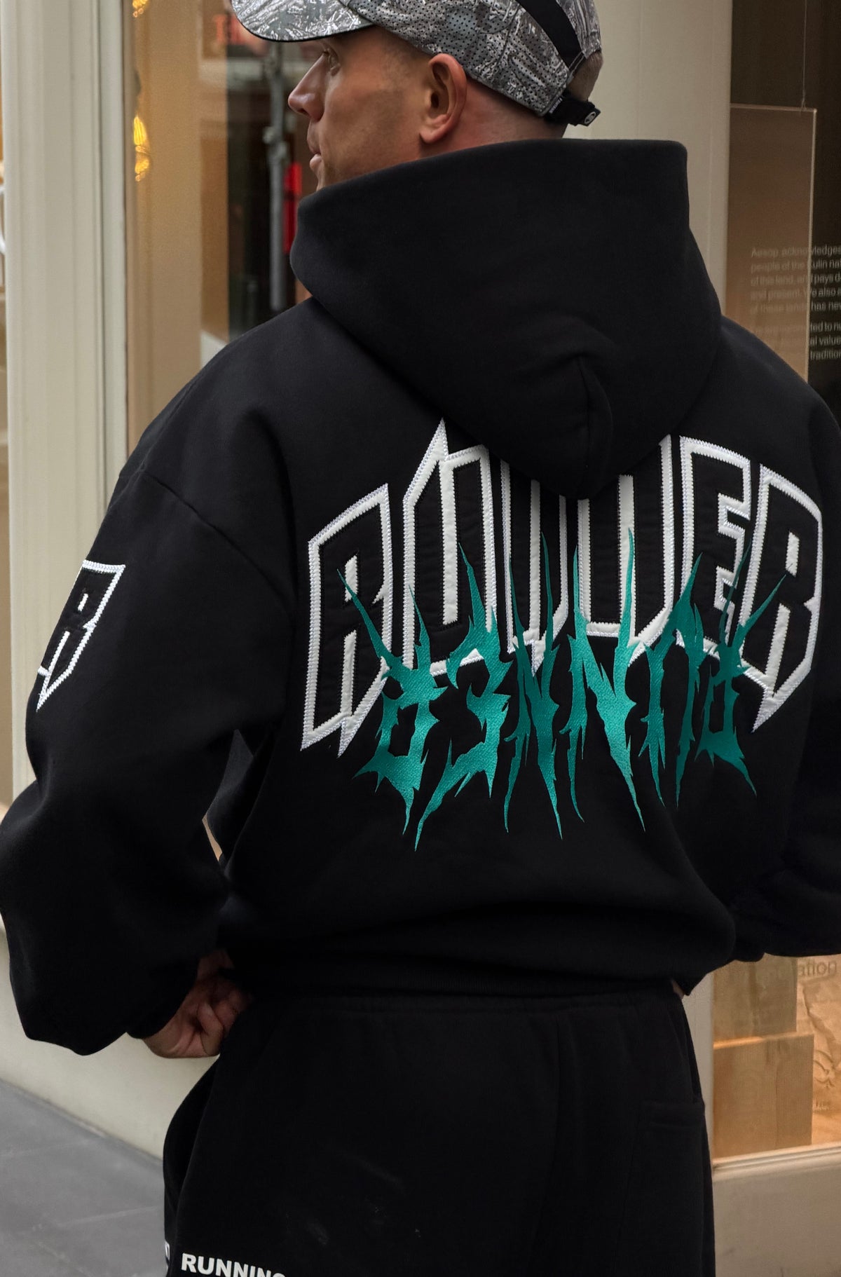 Razor Hoodie Black Tiffany [men]