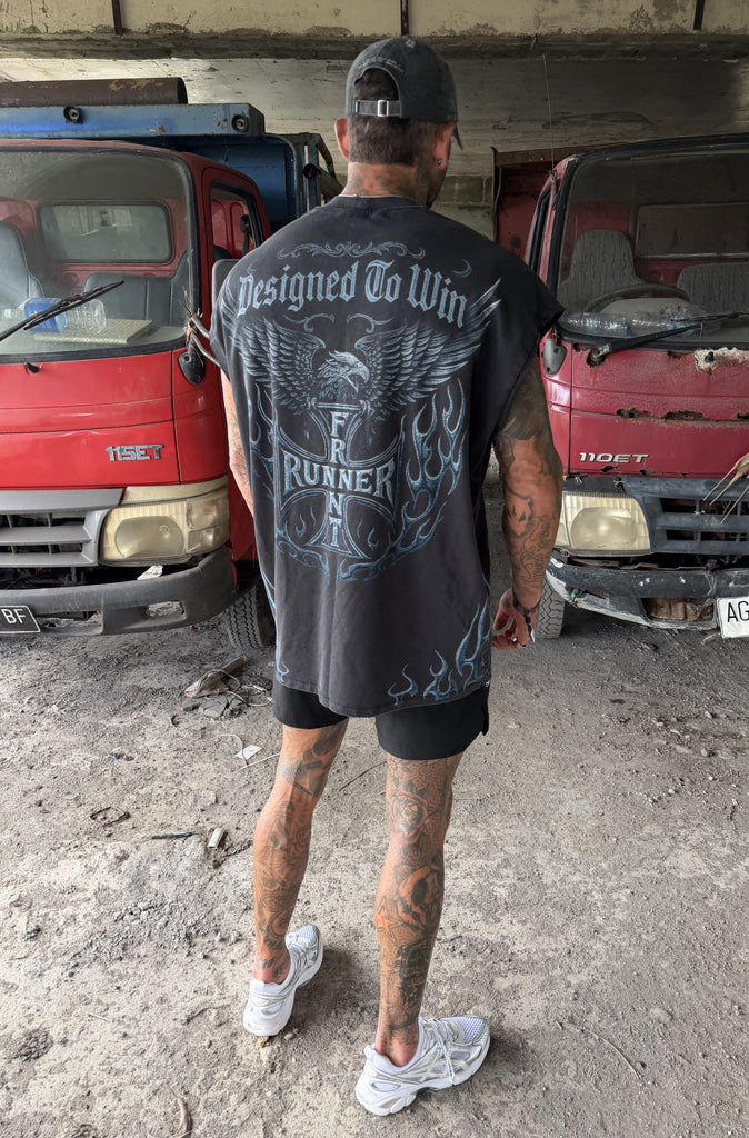 Legacy Muscle Tank Washed Black [men]