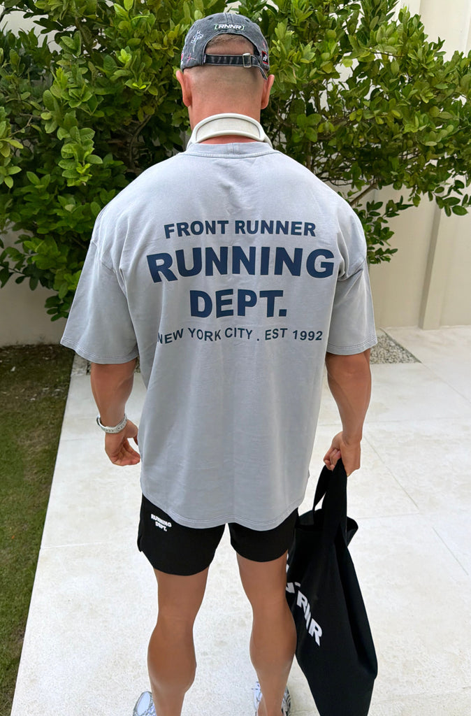 Running Dept Tee - Concrete Midnight