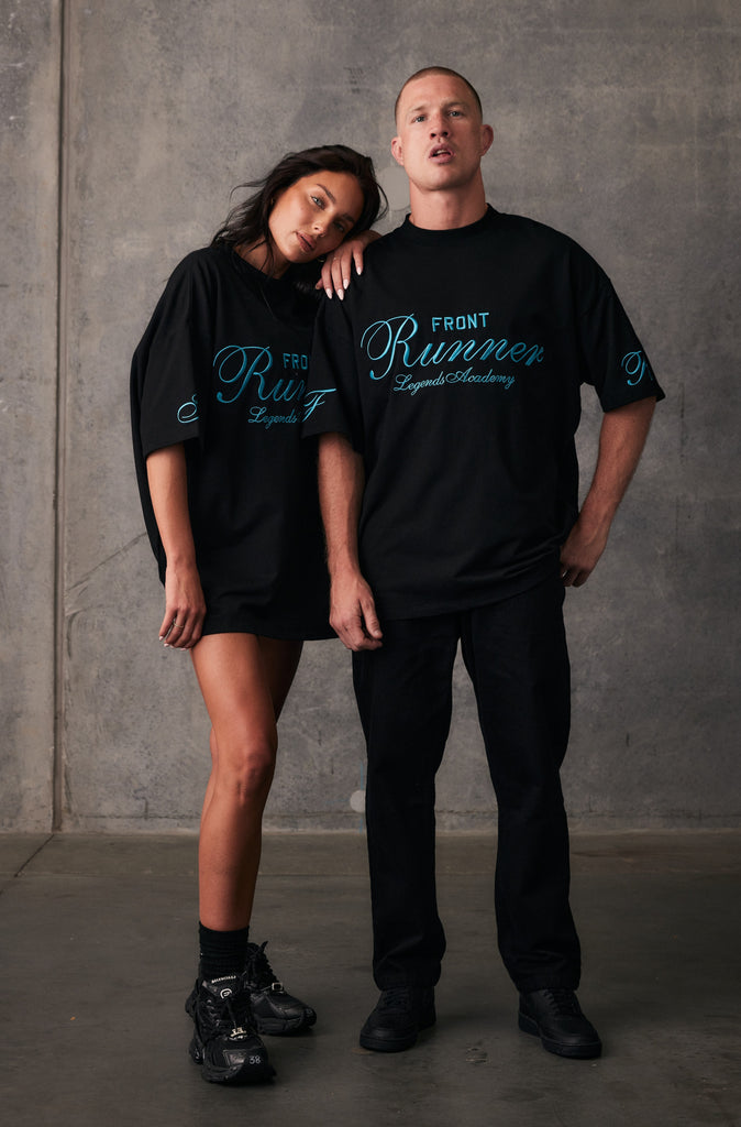 LA Tee - Black & Teal