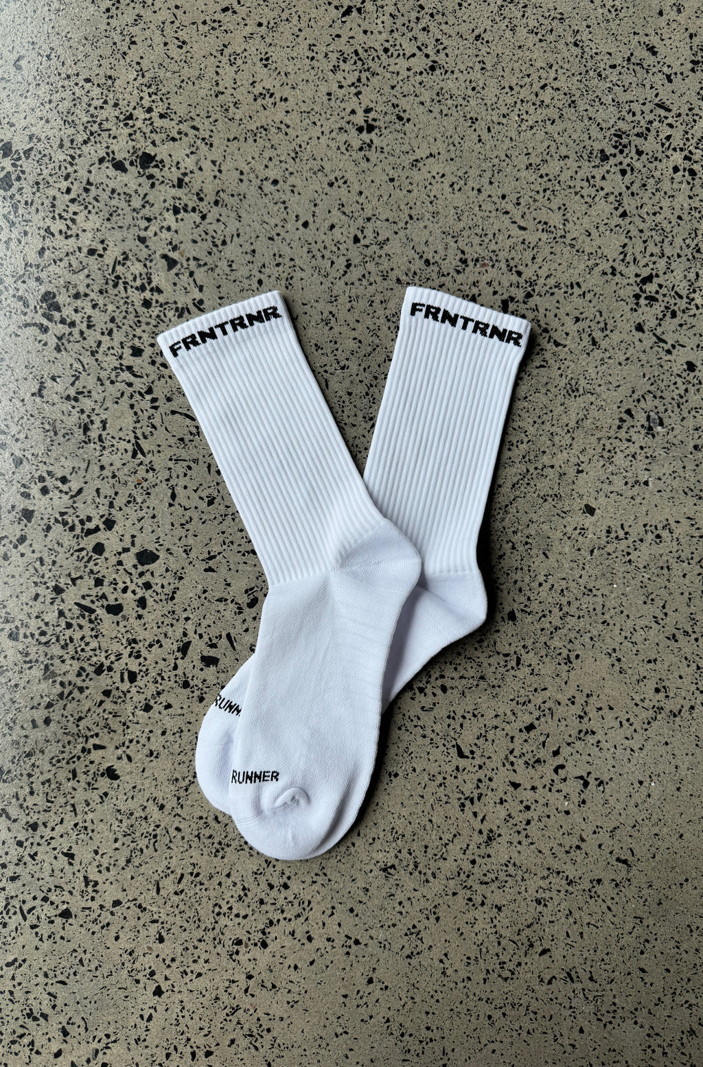 FRNTRNR Socks 2pk - White – Front Runner