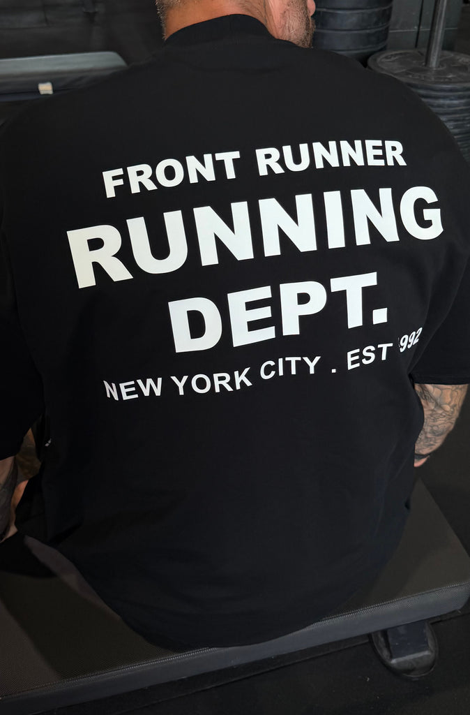 Running Dept Tee Black/White