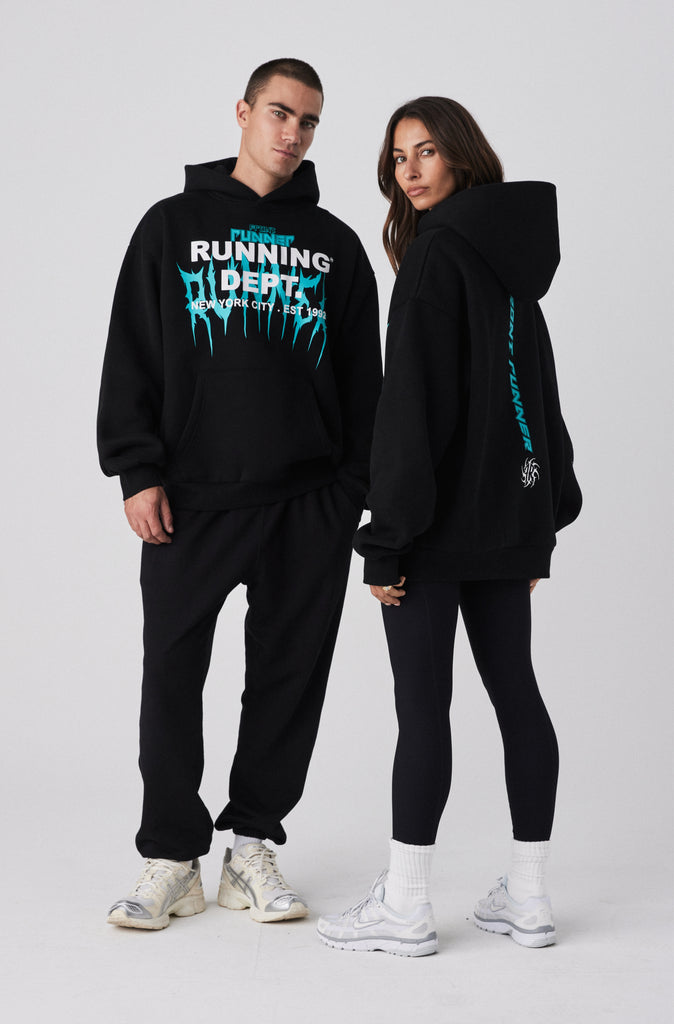 Tribal Dept Hoodie - Black Tiffany