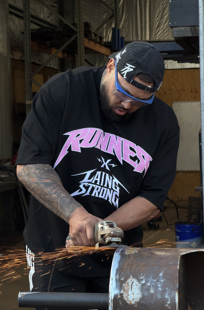 Runner X LS Reignforce Jersey Black Bubblegum