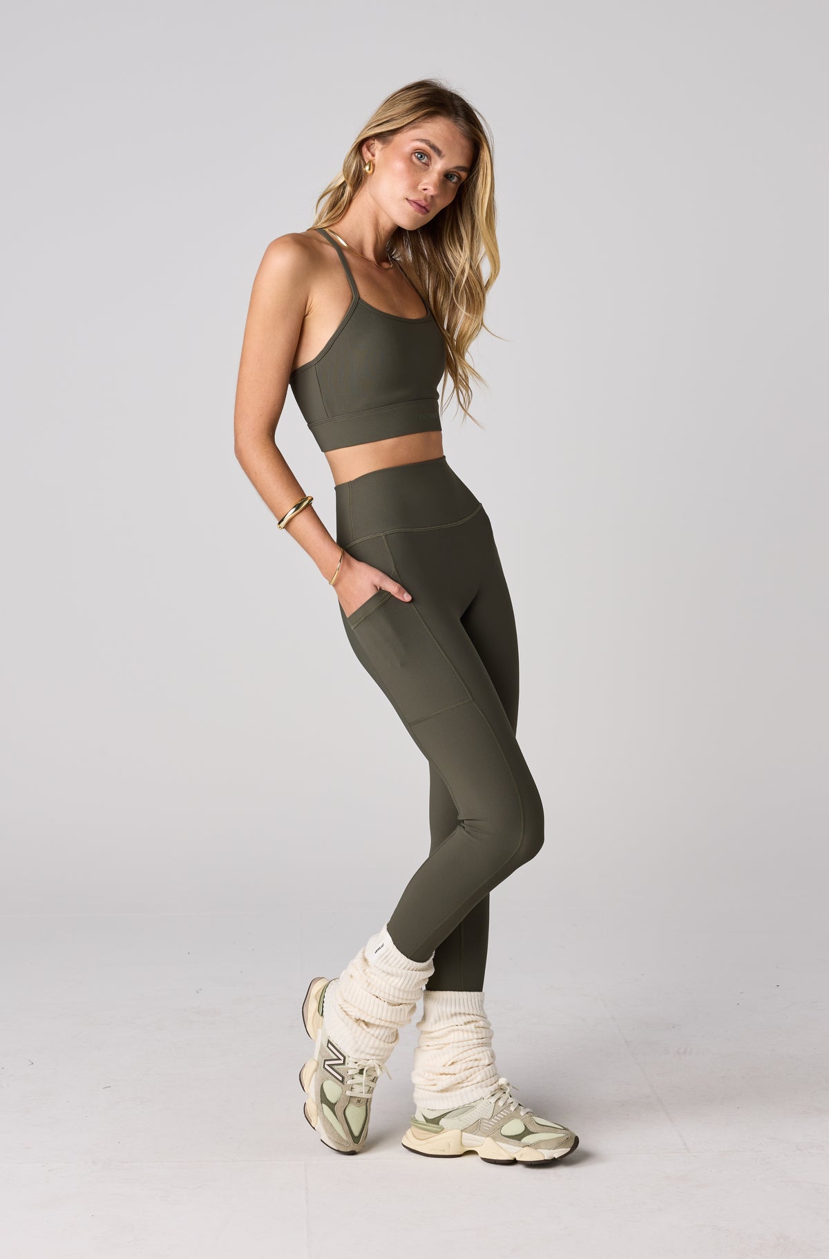 FRNTRNR Leggings - Khaki - Women