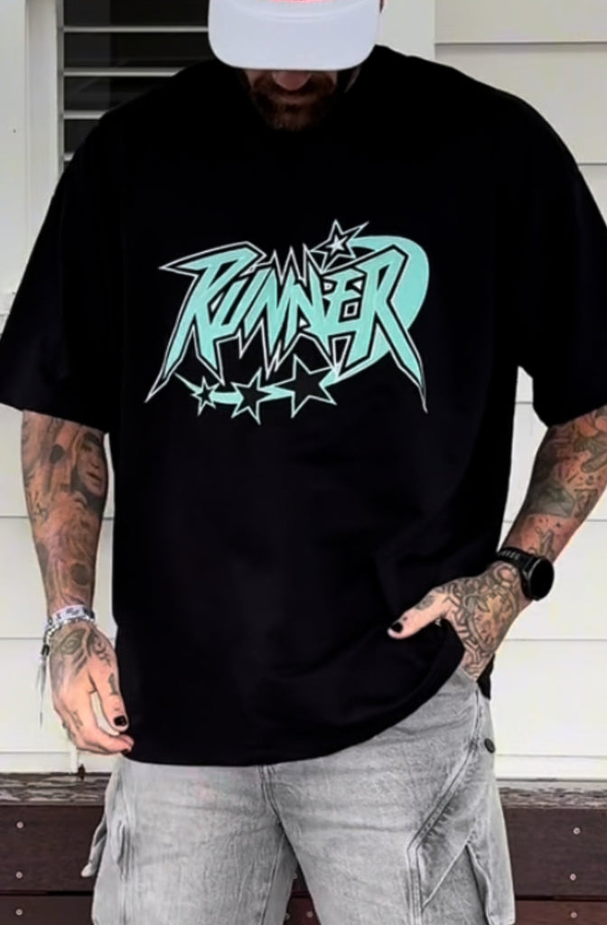 Astro Tee Black Tiffany [men]