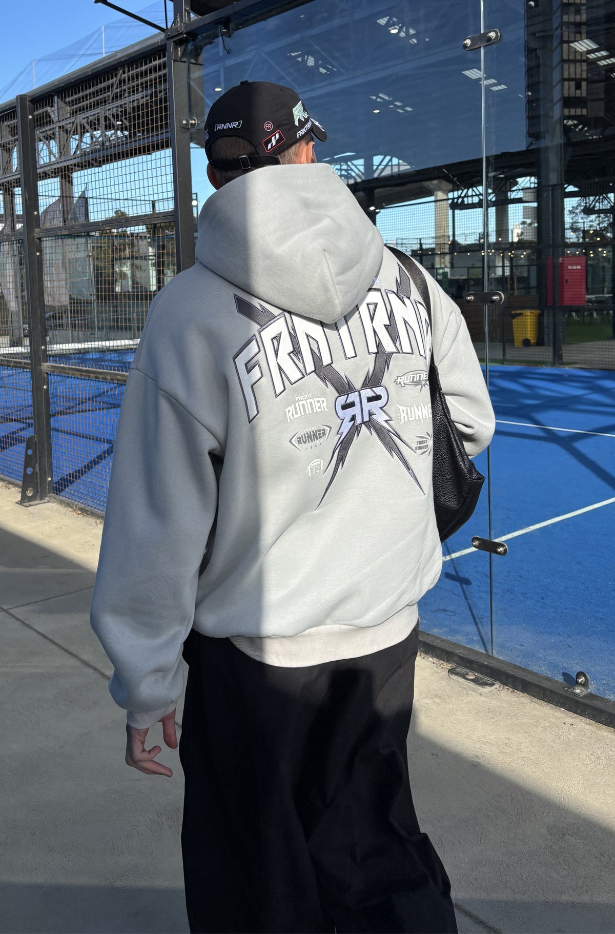 FRNTRNR Bolt Hoodie Grey [men]