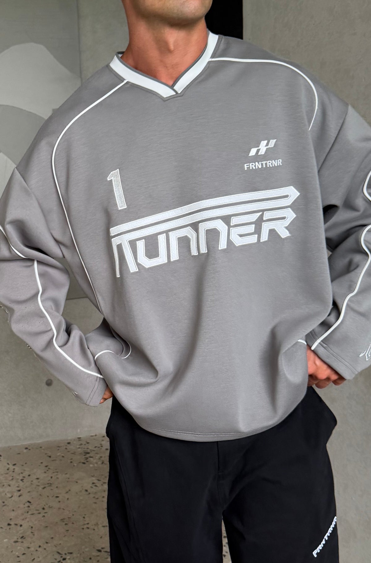 Striker L/S Jersey Grey [men]