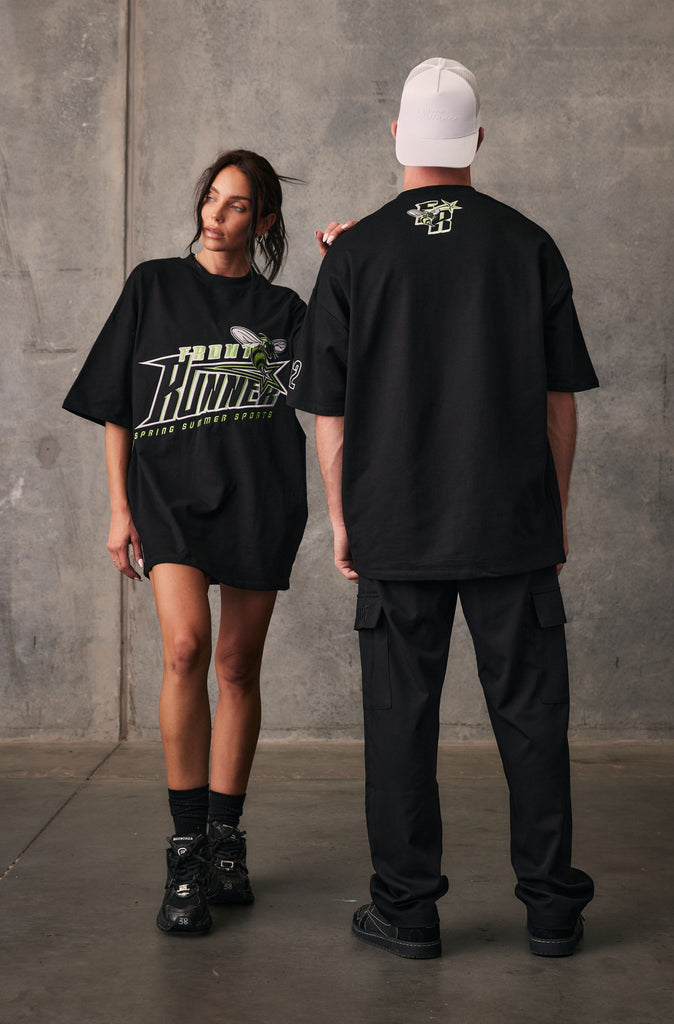 Hornet Tee - Black Lime