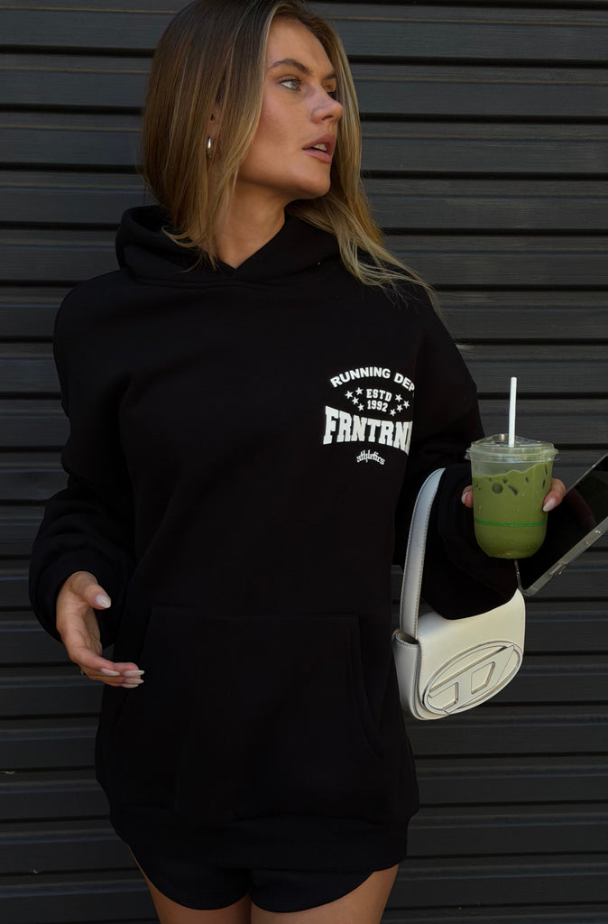 FRNTRNR ESTD Hoodie Black