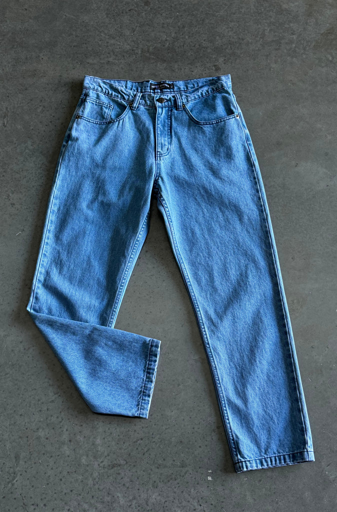 Straight Leg Denim - Blue