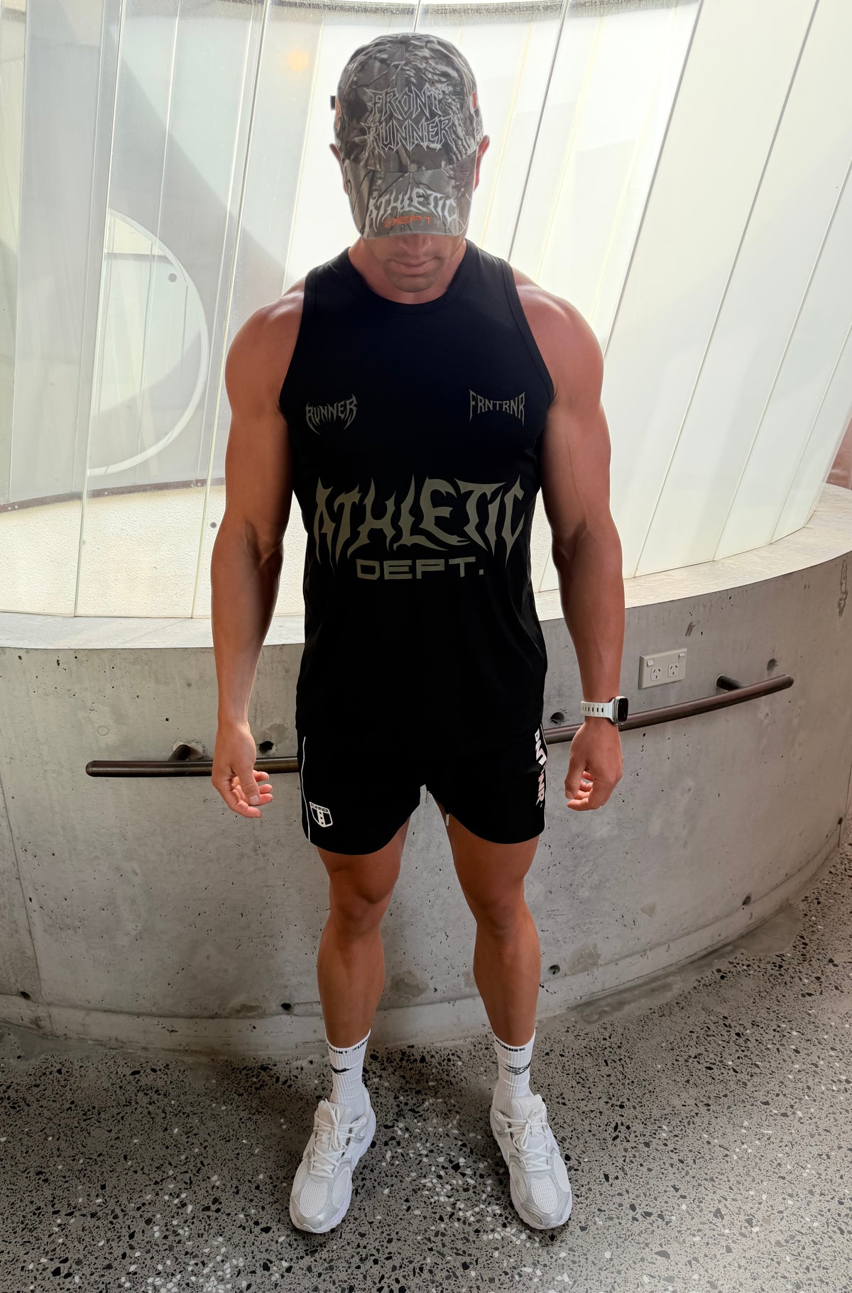 Vapour Dept Singlet - Black/Khaki - Men