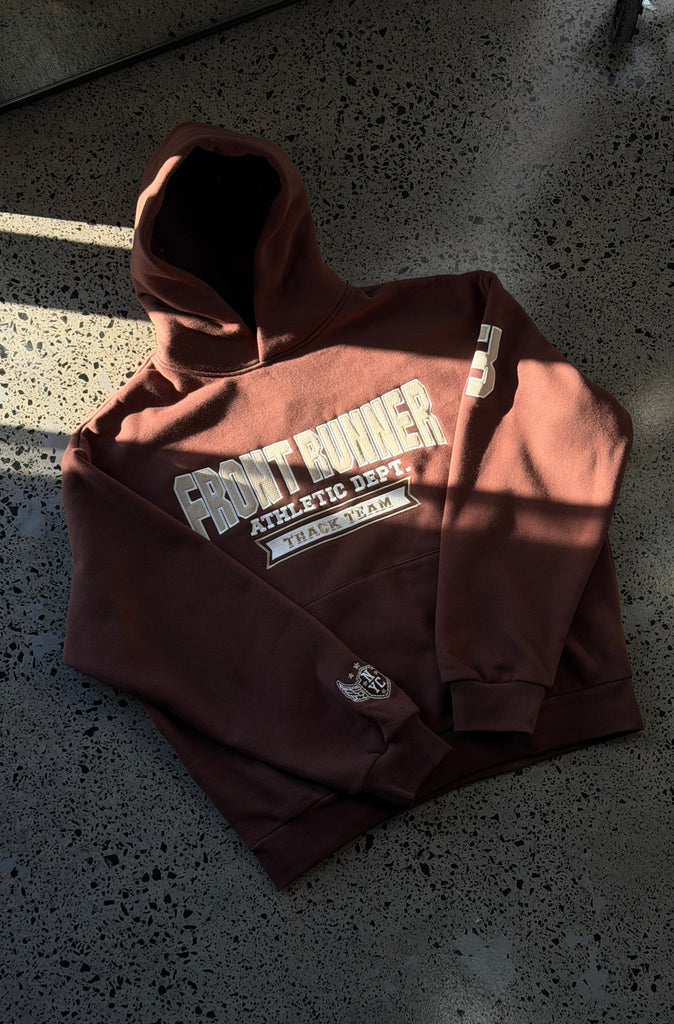 Athletic Department Hoodie Choc Malt