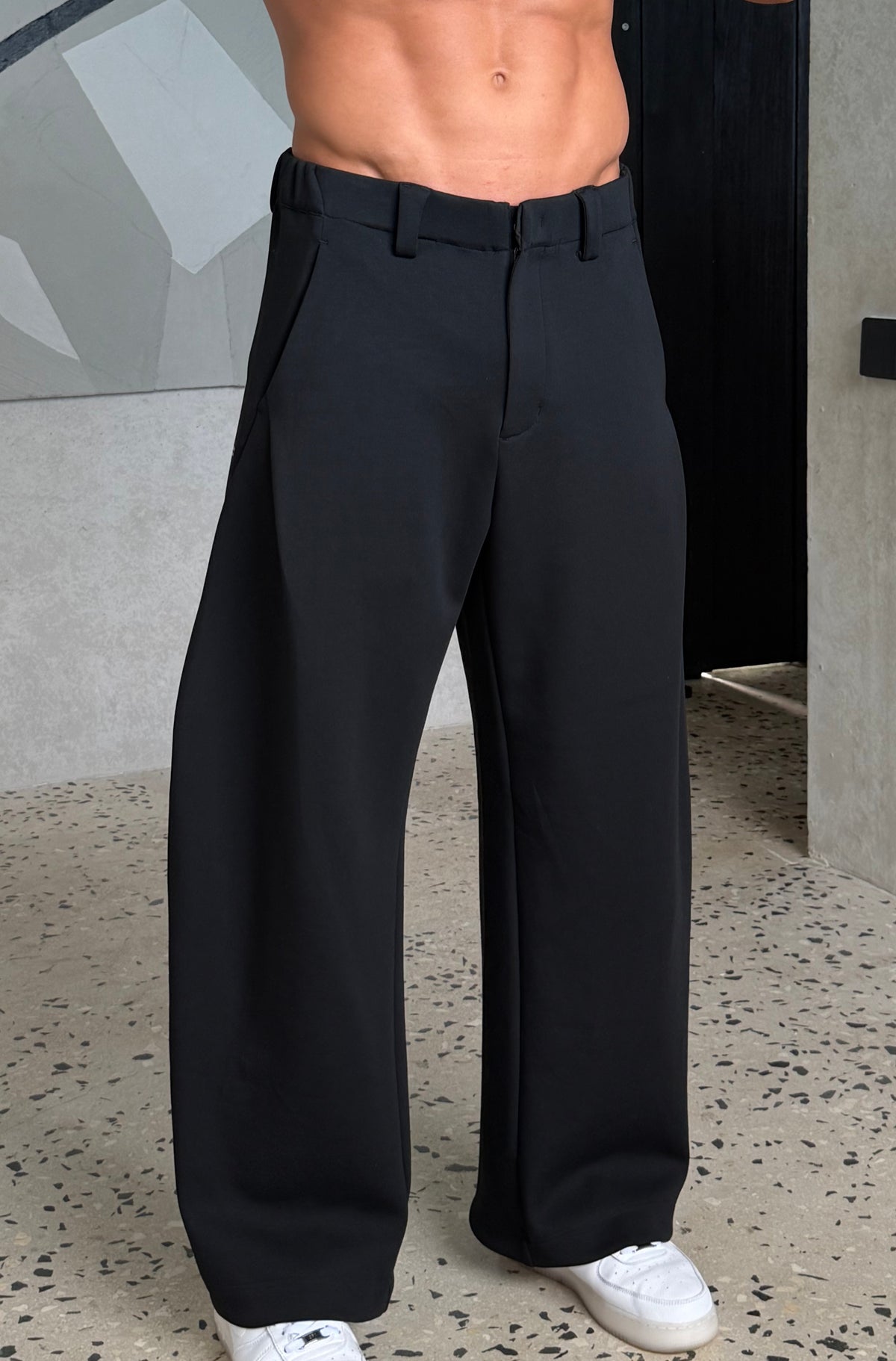 Insignia Barrel Leg Pant Black [men]