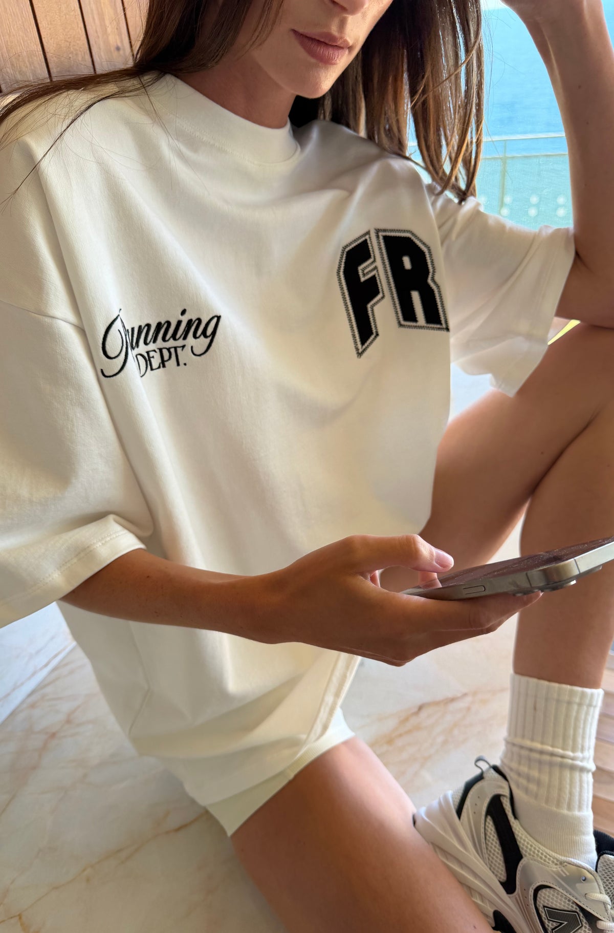 Classic Running Dept Tee Vanilla [women]