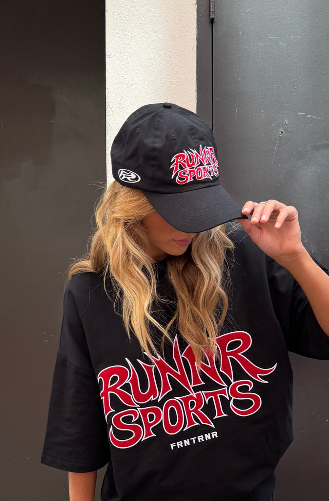 Runner Sports Cap Black