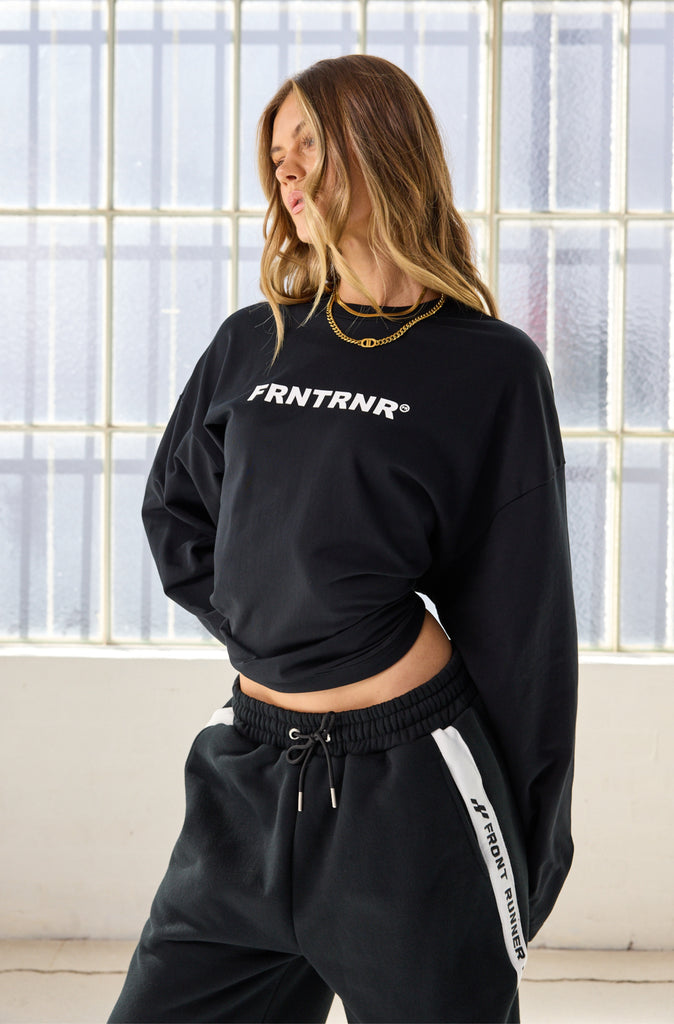 FRNTRNR L/S Tee Black
